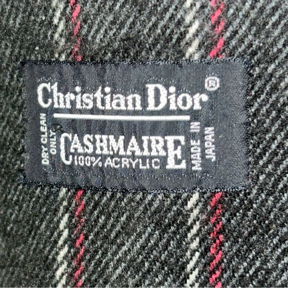Vintage Christian Dior Scarf Stripe Cashmaire 12
